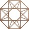 Ekena Millwork Guardian Wood Fretwork Pierced Ceiling Medallion, Walnut, 16"OD x 6 1/4"ID x 3/8"T CMWP16X16X0375GDWA - alternate 1